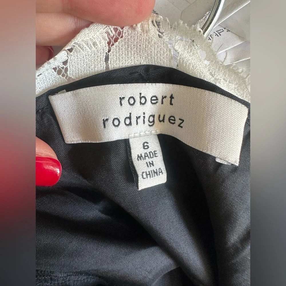 Robert Rodriguez Black Lace Mini Dress - Picture 14 of 15